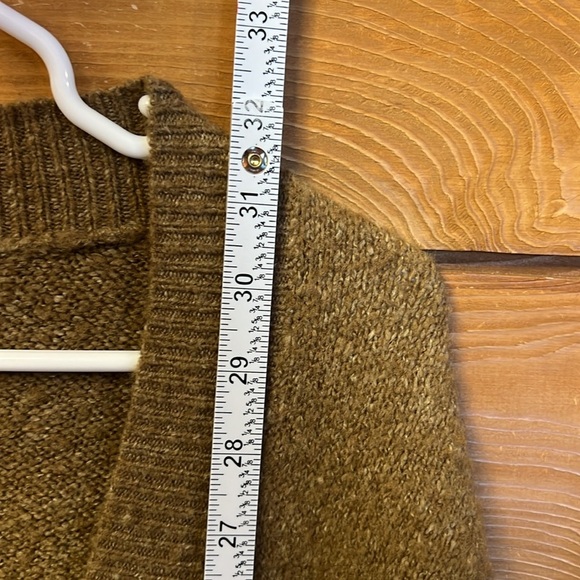 BCBG Maxazria Brown Knit Long Sleeve Button Down Cardigan Sweater Women M VINTGE - Picture 6 of 10